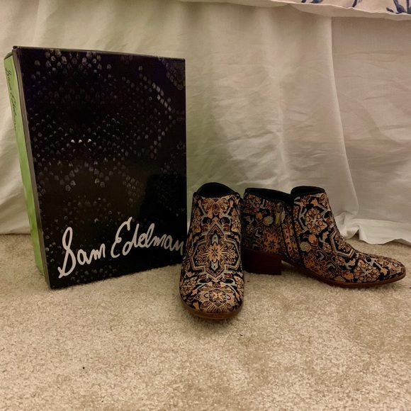 sam edelman tapestry boots
